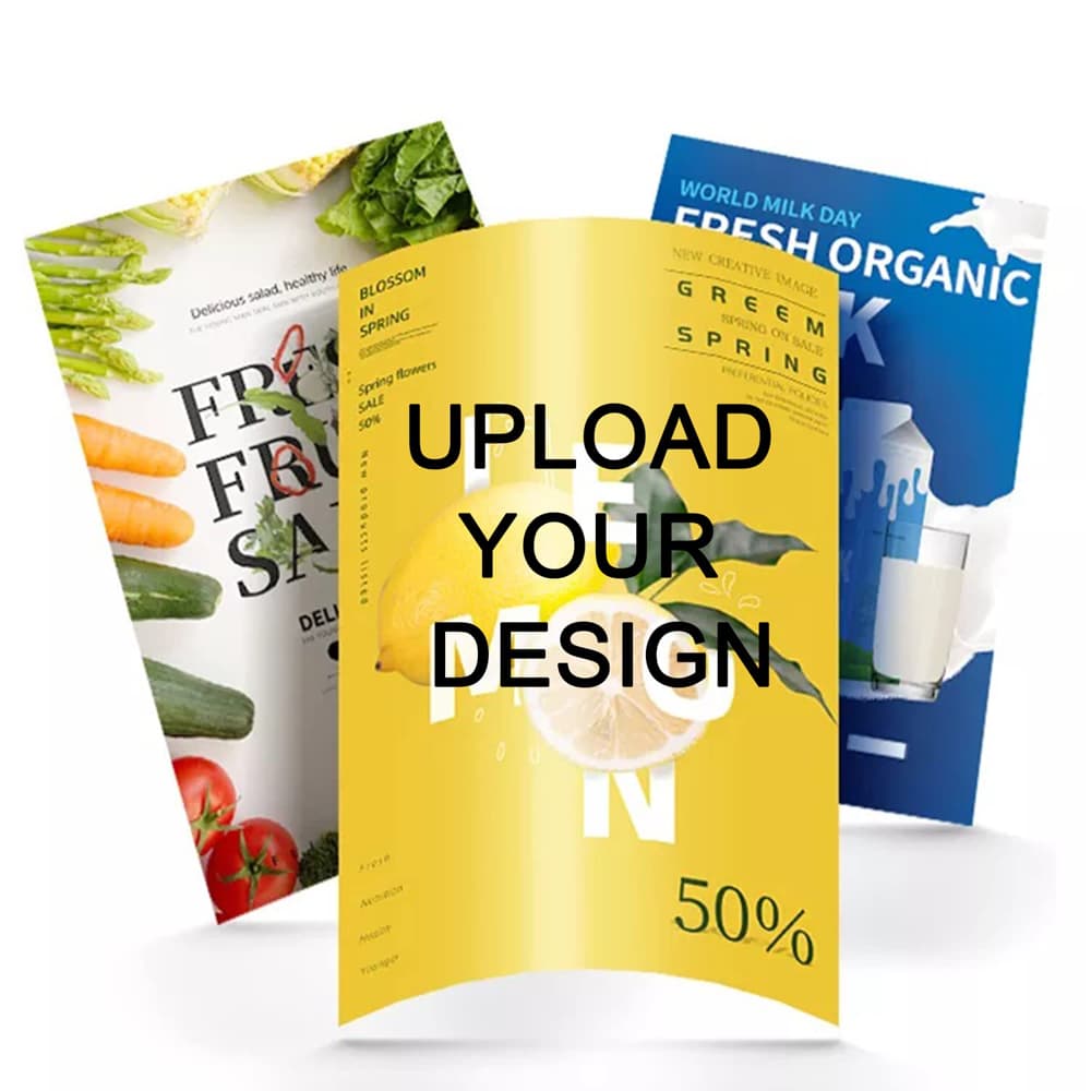 Printed flyers and posters from YM Studio